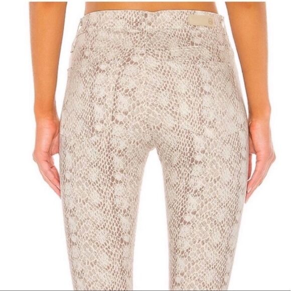 Adriano Goldschmied AG Snake Print Prima Ankle Jeans - Picture 5 of 15